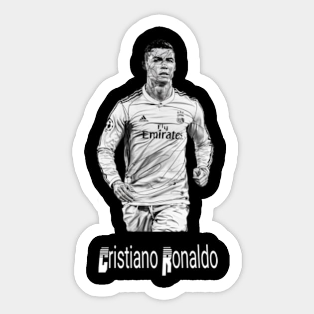 Cristiano ronaldo Sticker by TshirtMA